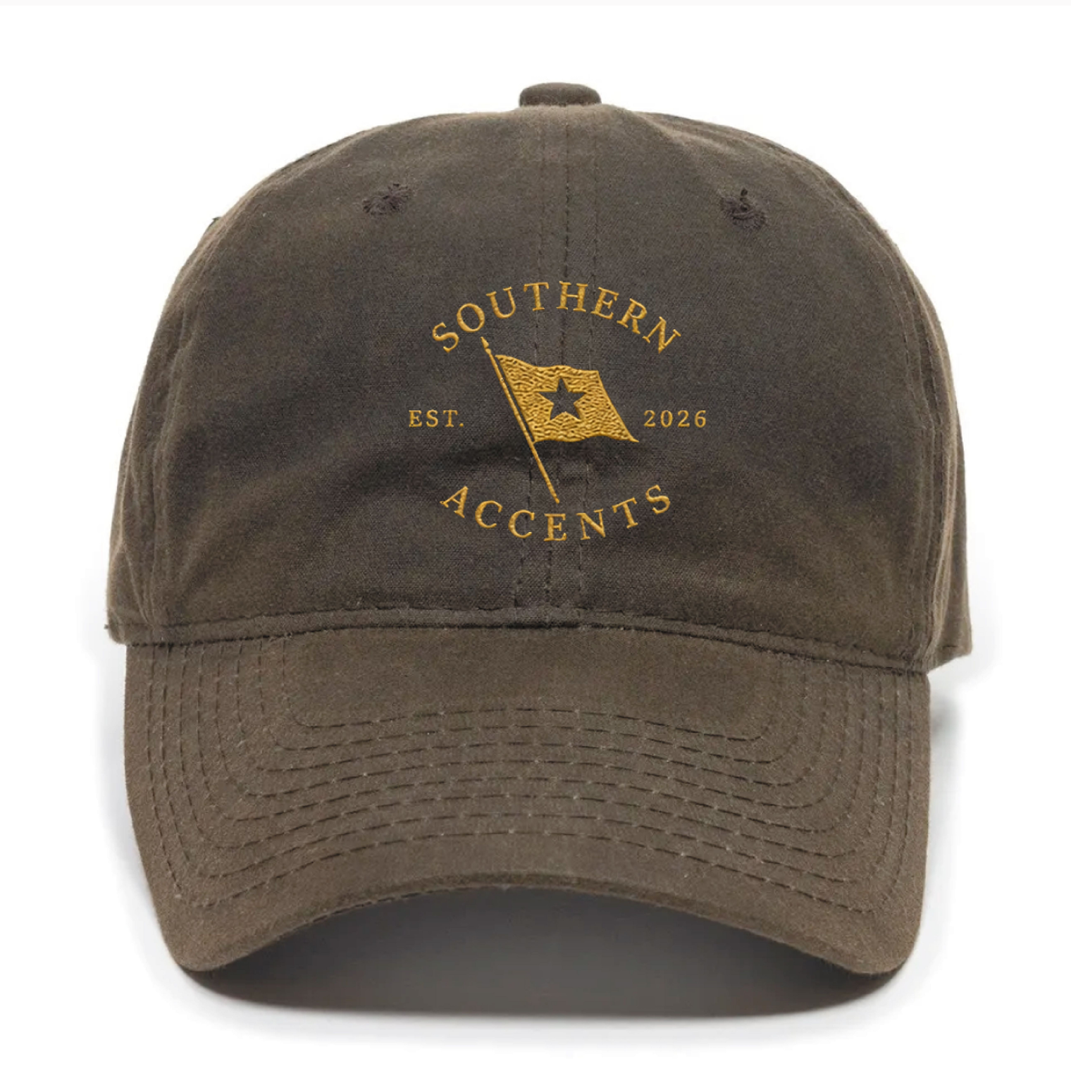 Waxed Canvas Logo Hat
