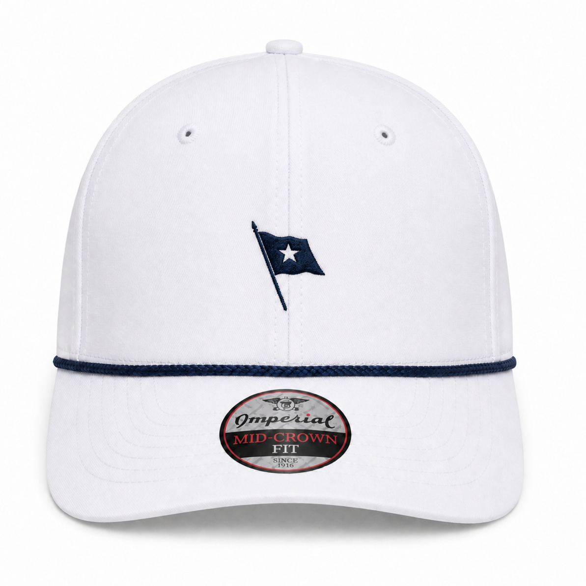 White Logo Rope Hat